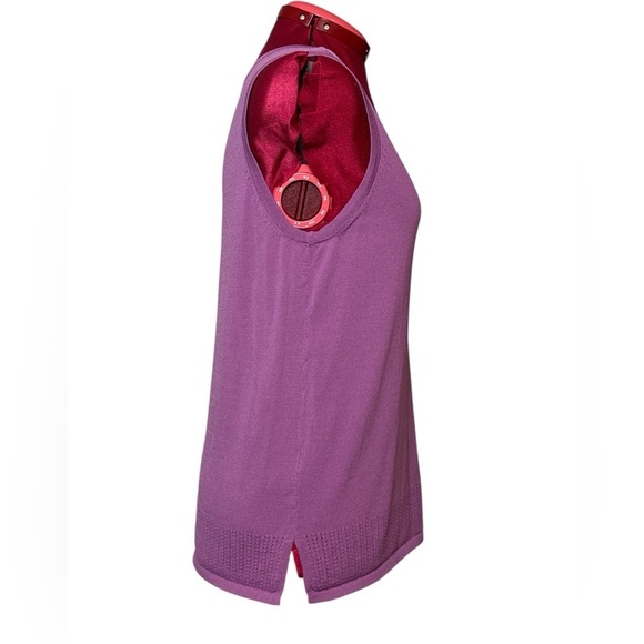 Cleo blue sleeveless knit v-neck layering sweater - Picture 9 of 11